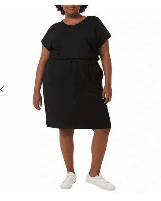 32 Degrees Cool Soft Lux Dress Black XXL