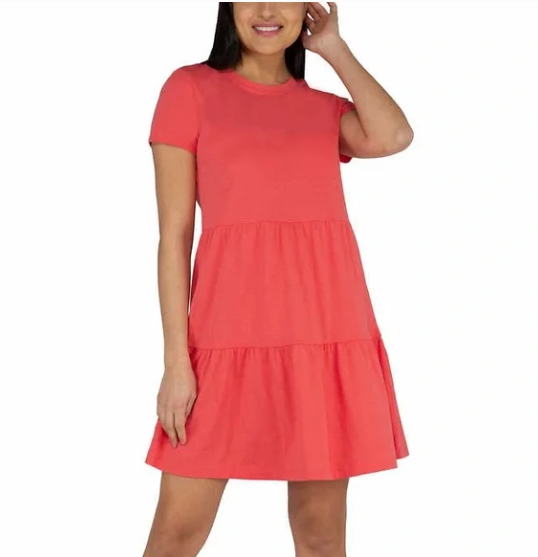 Tiered A-Line Mini Dress — Flowy & Fun