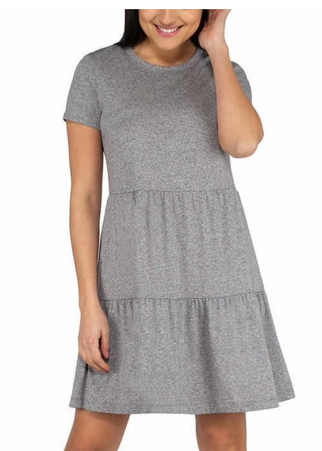 Tiered A-Line Mini Dress — Flowy & Fun