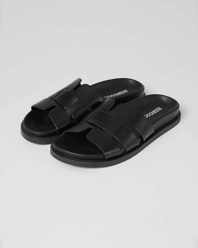32 Degrees H-Band Footbed Sandals Black Size 9 front